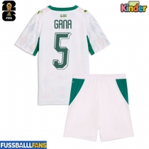 Senegal Idrissa Gueye #5 Heimtrikotsatz Kinder EM 2024 Kurzarm (+ Kurze Hosen)